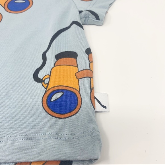 CARLIJNQ Light Blue Binocular Short Sleeve Tee - Picture 6 of 6